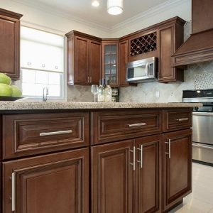 wood kitchen cabinets